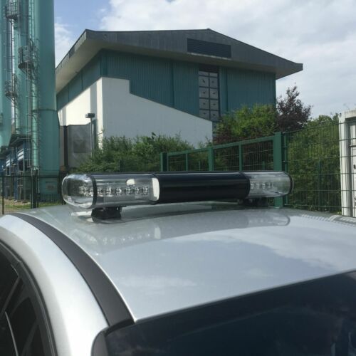 Leuchtbalken-Focus-Dach Warnbalken Blau/Orange mit Lautsprecher